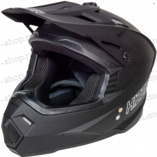 Шлем мото кроссовый HIZER J6801 №3 (M, L) matt black - Продажа мотоциклов, мототехники