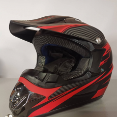 Шлем детский Motax красно-черный матовый - Продажа мотоциклов, мототехники