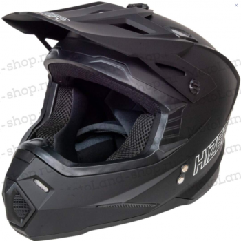 Шлем мото кроссовый HIZER J6801 №3 (M, L) matt black - Продажа мотоциклов, мототехники